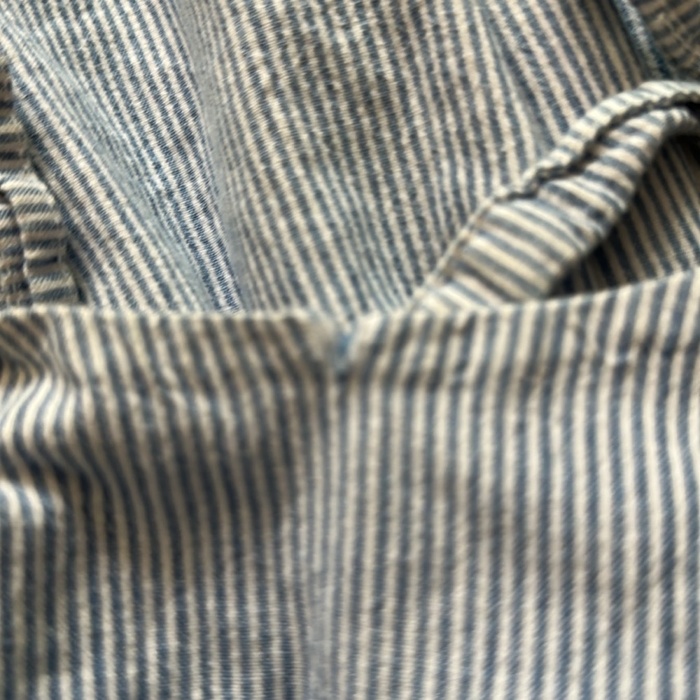 Vintage Guess Kids Striped Blue Dress with Red Logo - Picture 5 of 5